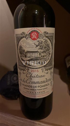 Burdeos Lalande-de-Pomerol Château de la Commanderie 2015