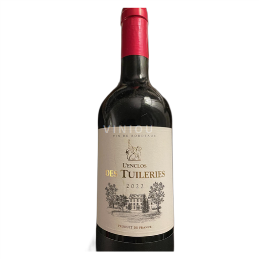 Bordeaux Bordeaux Supérieur Château Enclos des Tuileries 2022