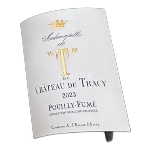 Vin Blanc sec Mademoiselle de T Château Tracy 2023 France Vallée de la Loire Pouilly-fumé AOC