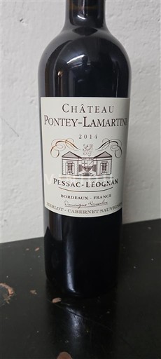 Bordeaux Pessac-Léognan Château Pontey-Lamartine 2014