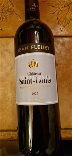 Бордо Монтань-Сент-Емільйон Château Saint-Louis 2020