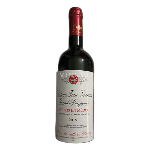 Bordéus Moulis-en-Médoc Château Tour-Grâsins Grand-Poujeaux 2019