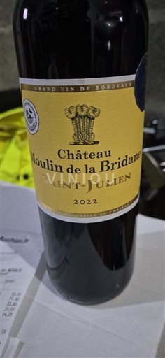Bordeaux Saint-Julien Château Moulin de la Bridane 2022
