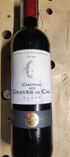 Burdeos Blaye-Côtes de Burdeos Château les Graves de Cau 2020