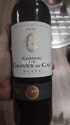 Bordeaux Blaye-Côtes-de-Bordeaux Château les Graves de Cau 2020