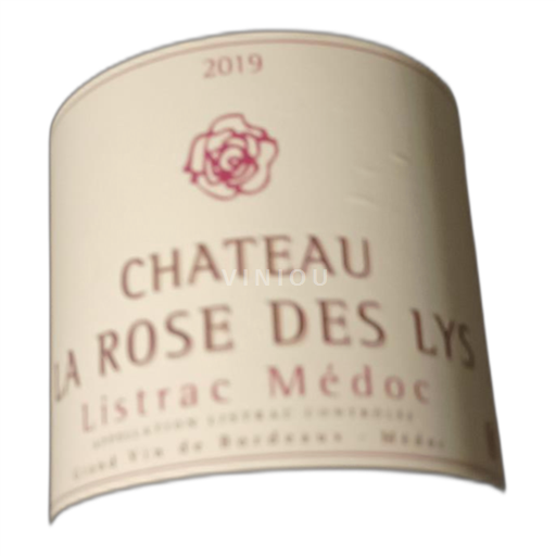 Bordeaux Listrac-Médoc Chateau Rose des Lys 2019