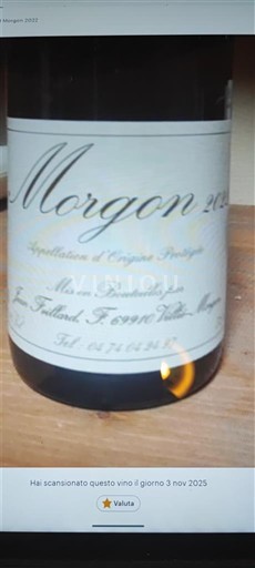 Beaujolais Morgon Jean Foillard 2021