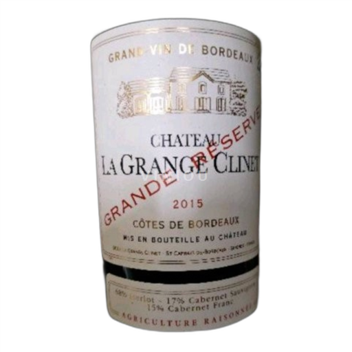 Bordeaux Côtes-de-Bordeaux La Grange Clinet Grande Reserve 2015