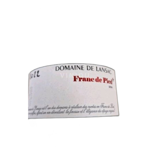 Alps and Rhone Valley Alpilles Domaine de Lansac Franc de Pied 2018