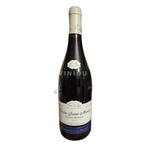 Vin Rouge sec Grande réserve Cloitre Saint Martin 2022 France Bourgogne Vin de France