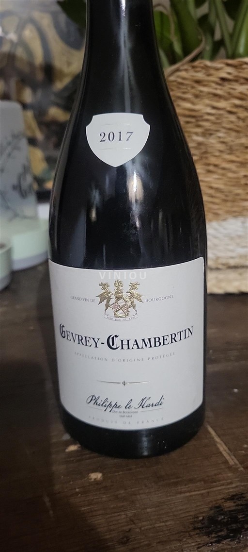 Bourgogne Gevrey-chambertin Philippe Le Hardi 2017