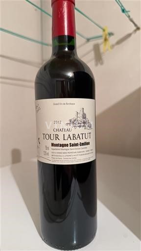Bordeaux Montagne-Saint-Émilion Château Tour Labatut 2012