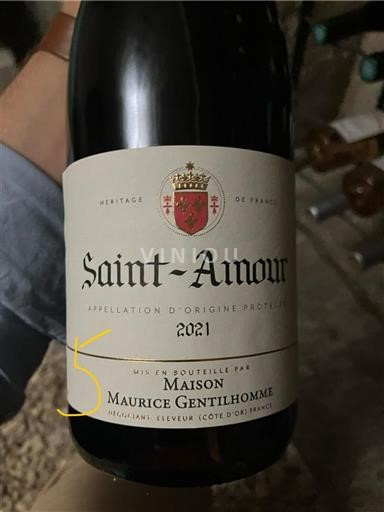 Beaujolais Saint-Amour Maison Maurice Gentilhomme 2021