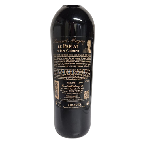 Wine Graves Bernard Magrez - Le Prélat de Pape Clément - 2018