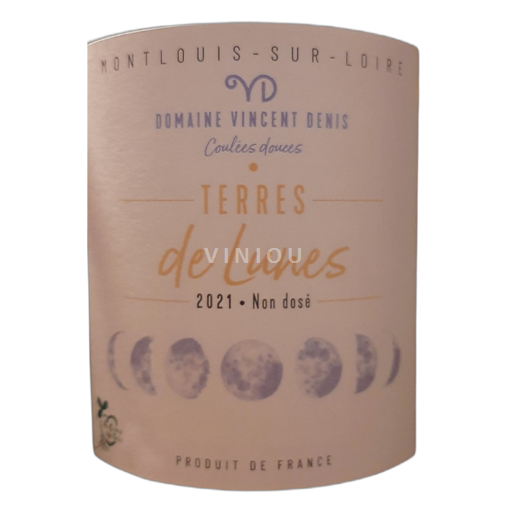 Valle del Loira Montlouis-sur-Loire Domaine Vincent Denis Terres de Lunes Non-dosé 2021