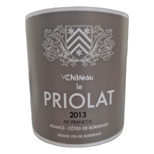 Bordeaux Côtes-de-Bordeaux Château le Priolat Ad Francos 2013
