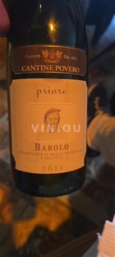 Vin Barolo Cantine Povero - Priore - 2019 - Avis, conseil