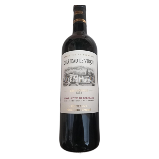 Burdeos Blaye-Côtes de Burdeos Château Le Virou Les Moines 2020