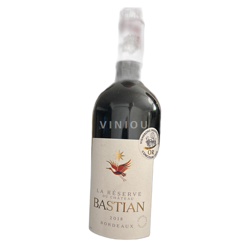 Bordeaux Château Bastian La réserve du château Bastian 2018