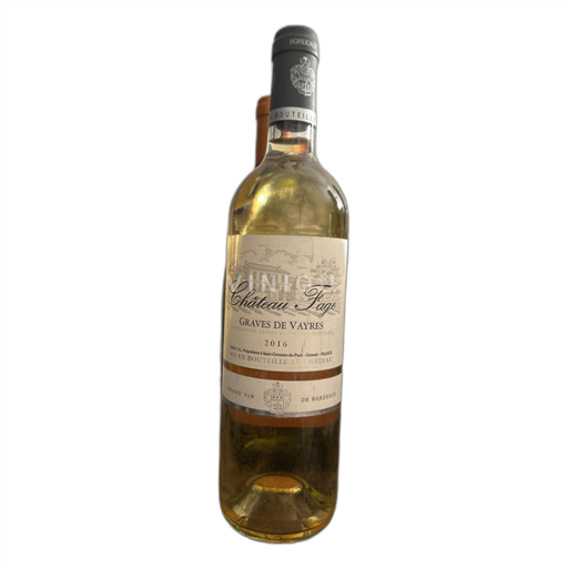 Burdeos Graves-de-vayres Chateau Fage 2016