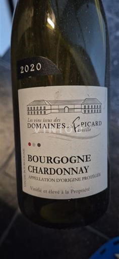 Borgogna Borgogna Chardonnay Domaines de la Famille Picard 2020