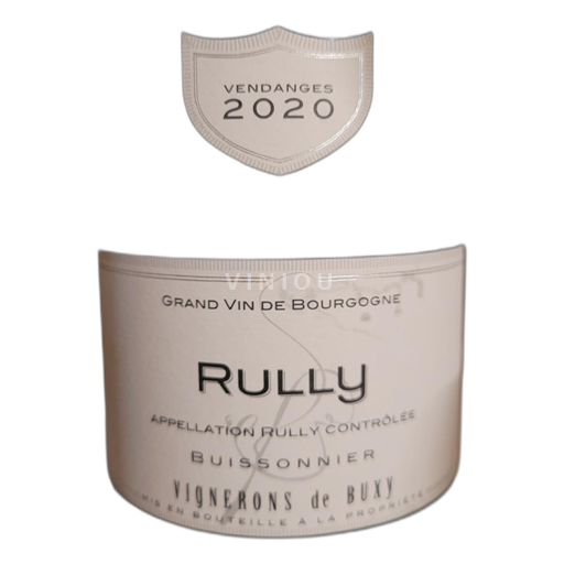 Bourgogne Rully Vignerons de Buxy Buissonnier 2020