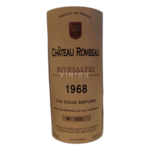 Alsace Ospecificerad Château Rombeau 1968