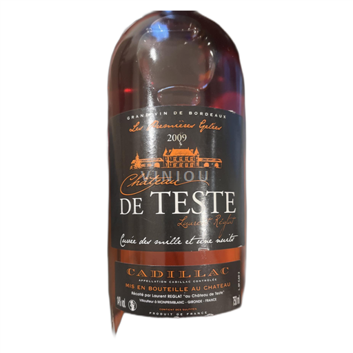 Bordeaux Cadillac Château de Teste Les Premières Gelées 2009