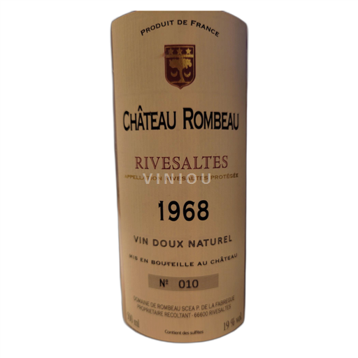 Languedoc ja Roussillon Määrittelemätön Château Rombeau 1968