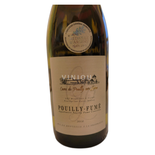 Loire-dalen Pouilly-fumé Cave de Pouilly sur Loire Les moulins à Vent 2018
