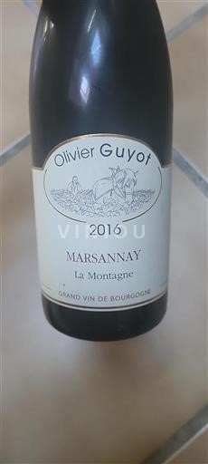 Burgund Marsannay Olivier Guyot La Montagne 2016