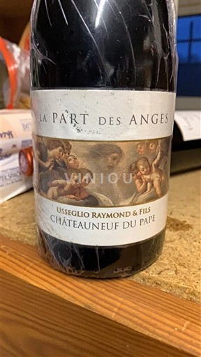 Thung lũng Rhône Châteauneuf-du-pape Usseglio Raymond & Fils La Part des Anges Không niên vụ