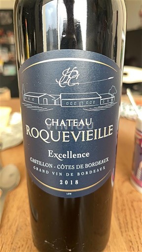 Бордо Кастійон-Кот-де-Бордо Château Roquevieille Excellence 2018