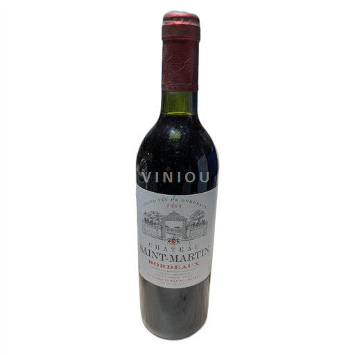 Bordeaux Château Saint-Martin 2003