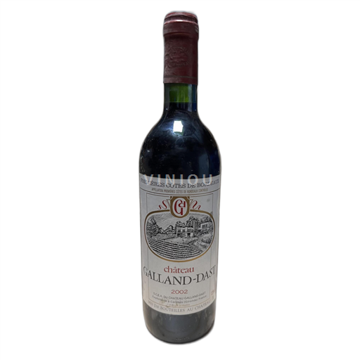 Bordeaux Những sườn đầu tiên của Bordeaux Château Galland-Dast 2002