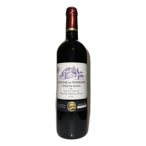Bordéus Côtes-de-bourg Château de Passedieu 2019