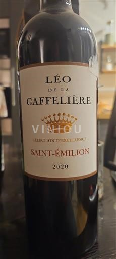 Bordeaux Saint-Émilion Léo de la Gaffelière Sélection d'Excellence 2020