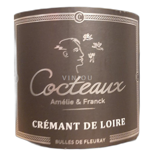 Vin Effervescent Blanc brut Bulles de Fleuray Cocteaux Amélie Et Franck Non millésimé France Vallée de la Loire Crémant-de-loire AOC