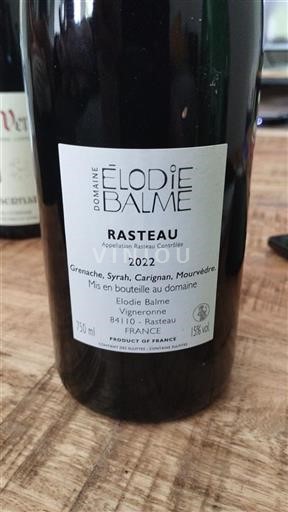 Rhônetal Rasteau Domaine Elodie Balme 2022