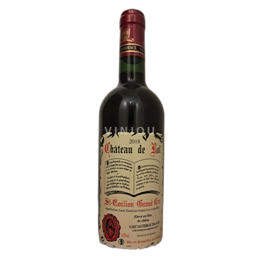 Bordeaux Saint-Émilion Grand Cru Château de Rol 2018