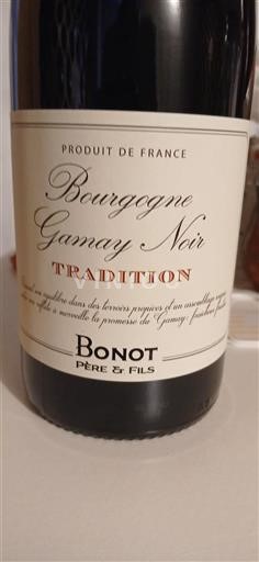 Bourgogne Ospecificerad Bonot Père & Fils Tradition Icke årgångsbetecknad