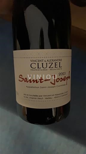 Rhônetal Saint-Joseph Vincent et Alexandre Cluzel 2023