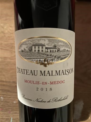 Bordéus Moulis-en-Médoc Château Malmaison 2018