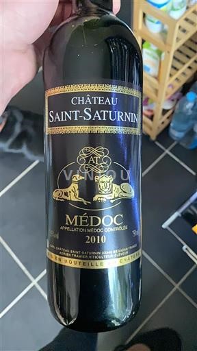 Burdeos Médoc Château Saint-Saturnin 2010