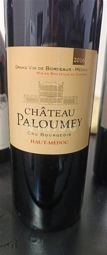 Bordeaux Haut-Médoc Château Paloumey 2016