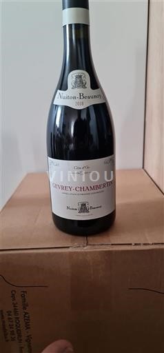 Burgundy Gevrey-Chambertin Nuiton-Beaunoy 2018
