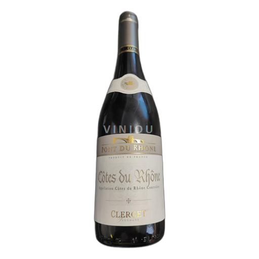 Vallée du Rhône Côtes-du-rhône Clerget Pont du Rhône Non Millésimé