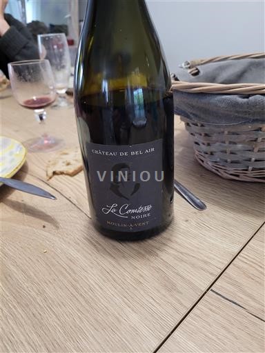 Beaujolais Moulin-à-vent Château de Bel Air La Comtesse Noire Icke årgångsbetecknad