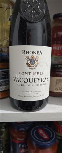 Rona dolina Vacqueyras Rhonéa Fontimple 2020