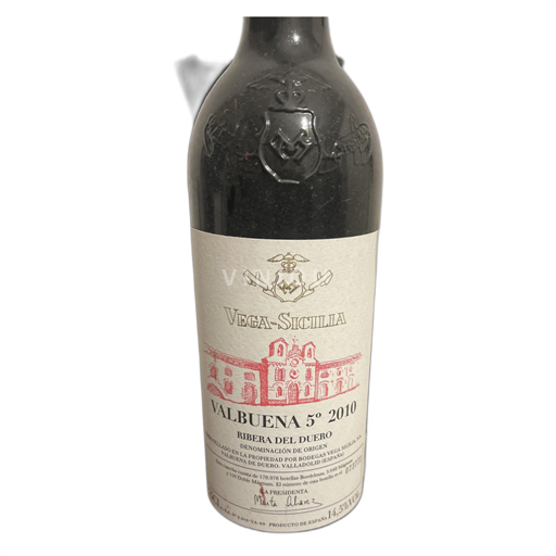 Castilien og León Ribera del Duero Vega Sicilia Valbuena 5° 2010